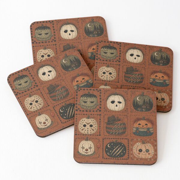 Item preview, Spooky Pumpkin Quilters & Folk Art Lovers designed and sold by POD DYNASTY | Original Print On Demand T-Shirt Graphics.