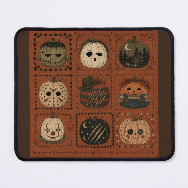 Item preview, Spooky Pumpkin Quilters & Folk Art Lovers designed and sold by POD DYNASTY | Original Print On Demand T-Shirt Graphics.