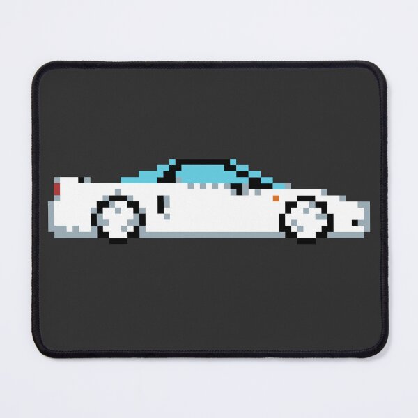 Item preview, Retro 90s JDM White Sports Car Pixel Art designed and sold by OpenTabsDesigns.