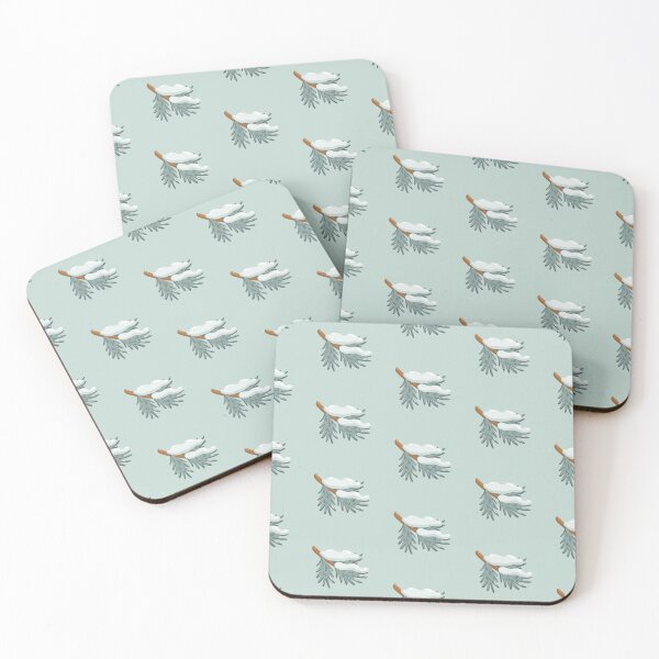 Item preview, Snowy Pine Branch Winter Pattern designed and sold by EvLip-Artist.