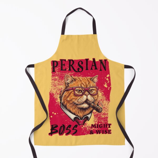 Item preview, Persian Cat Boss Design – Funny Cat with Cigar Mafia Style designed and sold by PixelsPaws.