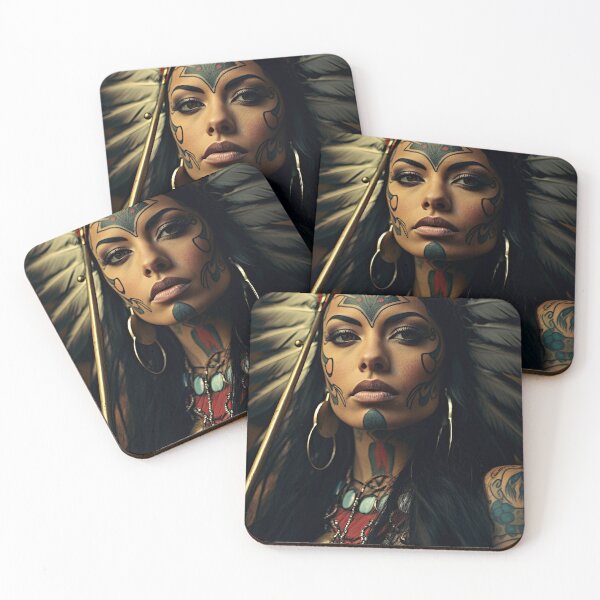 Item preview, Free and warrior American Indian designed and sold by Uranus-arte.