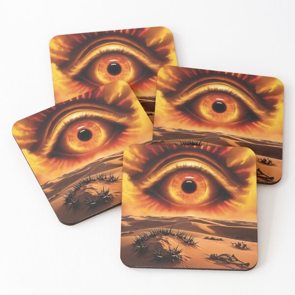 Item preview, Open eye above the Egyptian desert - 3 designed and sold by Universe-of-Merch.