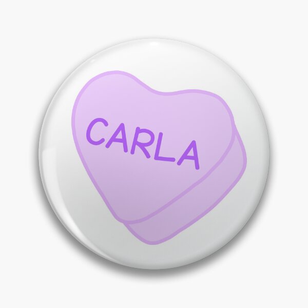 Item preview, Carla Name Purple Candy Heart Sweet Heart Cute designed and sold by SlimyFish.