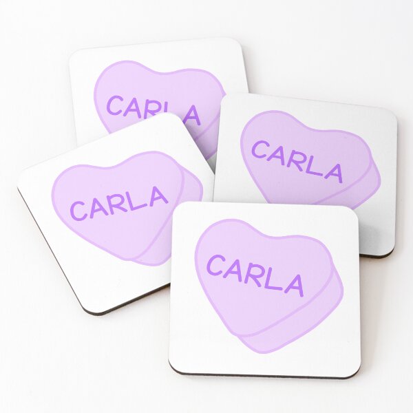 Item preview, Carla Name Purple Candy Heart Sweet Heart Cute designed and sold by SlimyFish.