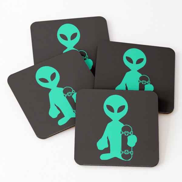 Item preview, Skateboarding Alien designed and sold by Area52FL.