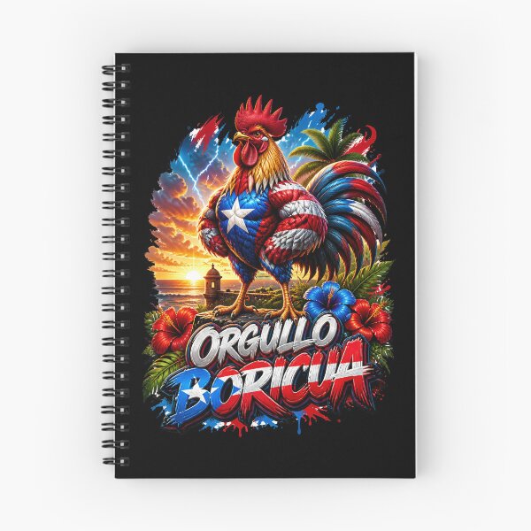 Item preview, Puerto Rico Flag Orgullo Boricua Rooster designed and sold by FunToonGallery.