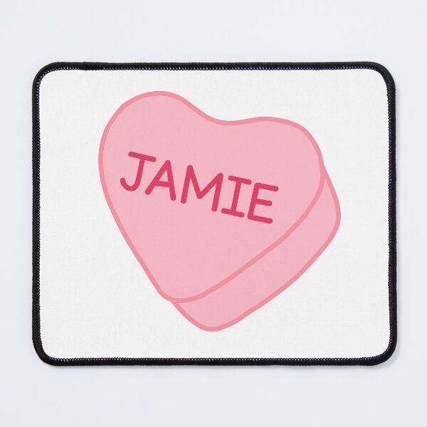 Item preview, Jamie Name Pink Candy Heart Sweet Heart Cute designed and sold by SlimyFish.