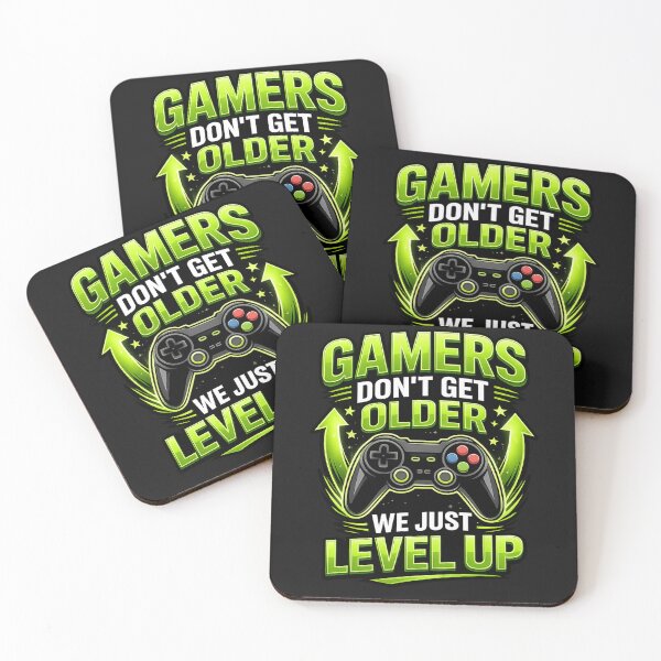 Item preview, Gamers Don't Get Older We Just Level Up designed and sold by INKRebelGraphic.