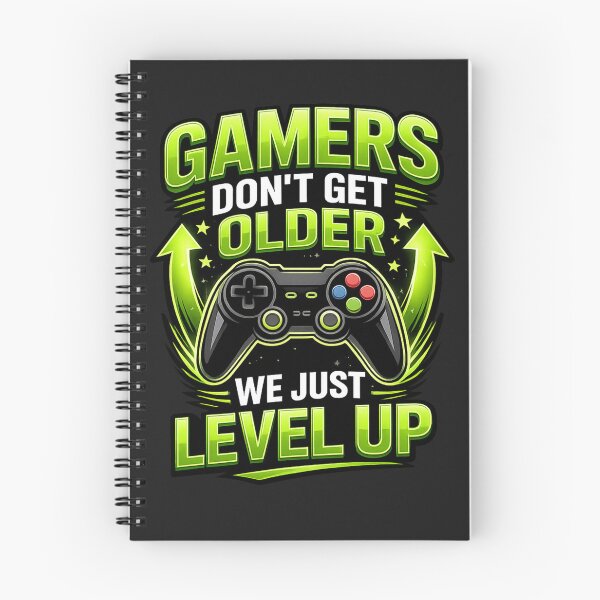 Item preview, Gamers Don't Get Older We Just Level Up designed and sold by INKRebelGraphic.