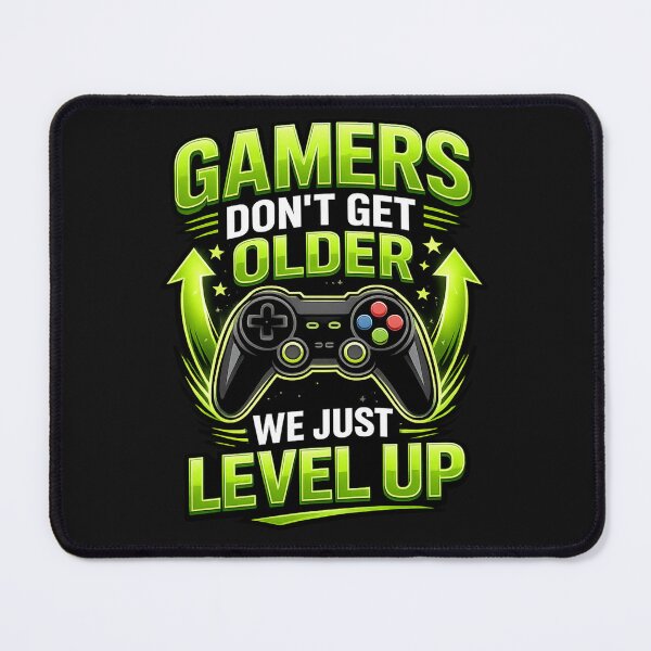 Item preview, Gamers Don't Get Older We Just Level Up designed and sold by INKRebelGraphic.