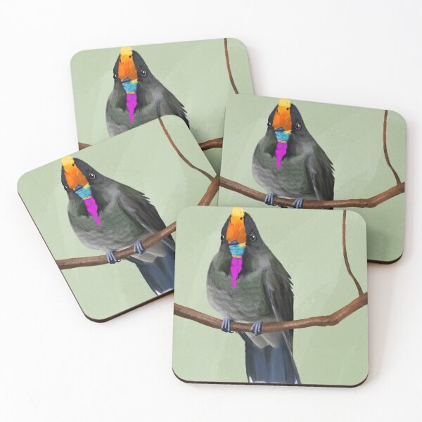 Item preview, Rainbow-Bearded Thornbill designed and sold by DoodleSnake58.