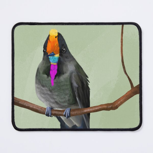 Item preview, Rainbow-Bearded Thornbill designed and sold by DoodleSnake58.