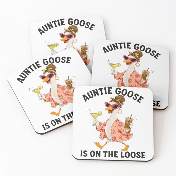 Item preview, Copy of Auntie Goose On The Loose Funny Aunt Goose designed and sold by Rahamkshop.