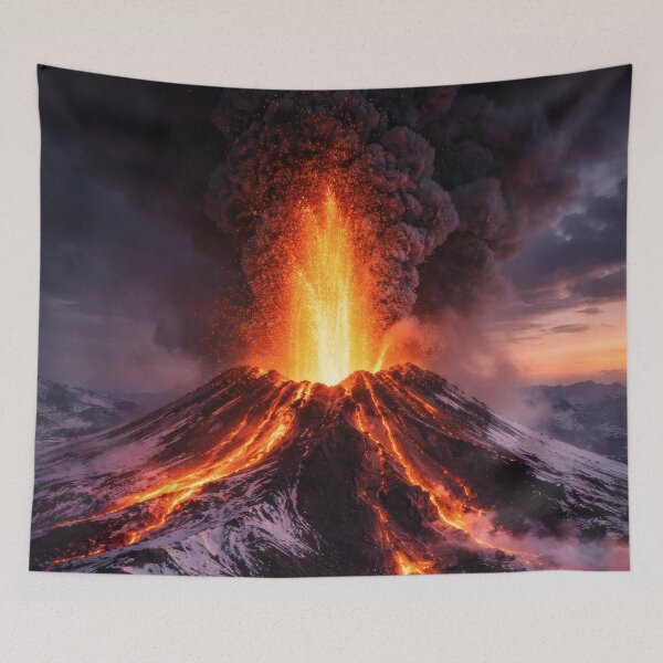 Item preview, Explosive Volcanic Eruption at Twilight designed and sold by Yomere.