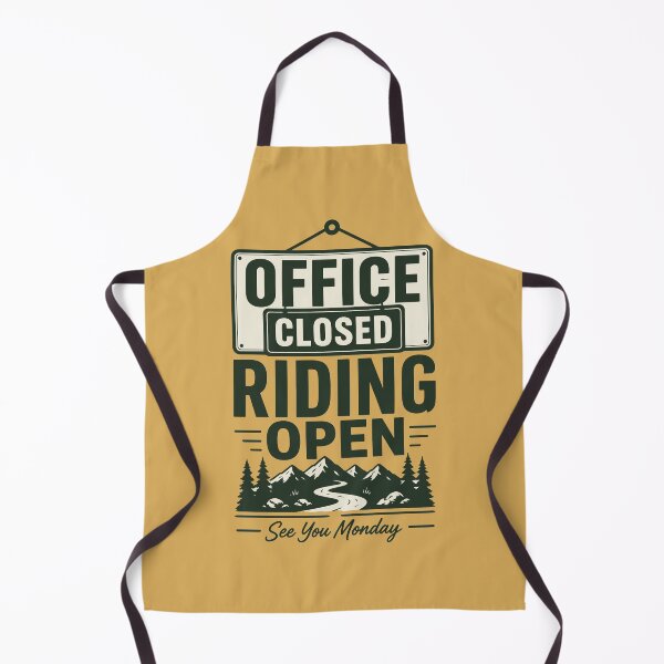 Item preview, Office Closed Riding Open MTB Weekend Design designed and sold by SingleTrackes.