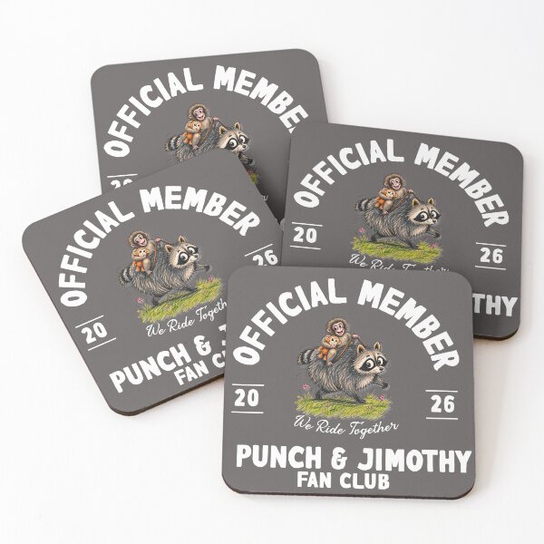 Item preview, Official Jimothy & Punch Fan Club (White Letters) designed and sold by Bratty Inner Child.