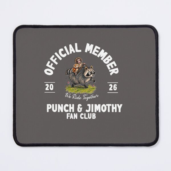Item preview, Official Jimothy & Punch Fan Club (White Letters) designed and sold by Bratty Inner Child.