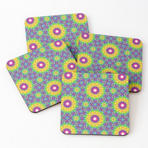 Item preview, Colorful Kaleidoscope Floral Geometric Pattern designed and sold by SweetLilith.