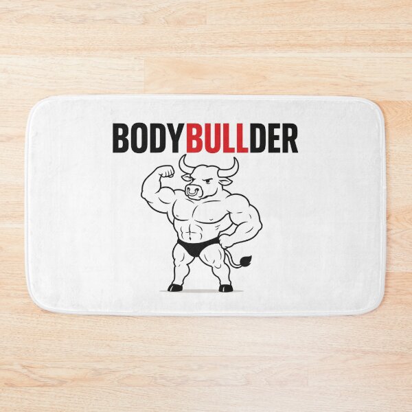 Item preview, Bull Bodybuilder Funny Gym Pun designed and sold by NicramR.