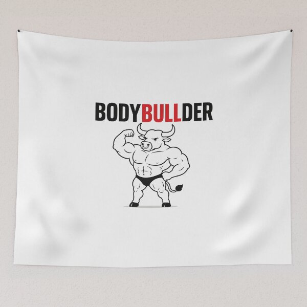 Item preview, Bull Bodybuilder Funny Gym Pun designed and sold by NicramR.