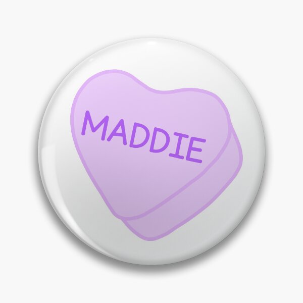 Item preview, Maddie Name Purple Candy Heart Sweet Heart Cute designed and sold by SlimyFish.