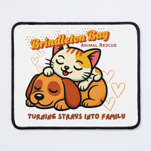 Item preview, Brindleton Bay Animal Rescue Cute Cat & Dog designed and sold by DonnaRaine.