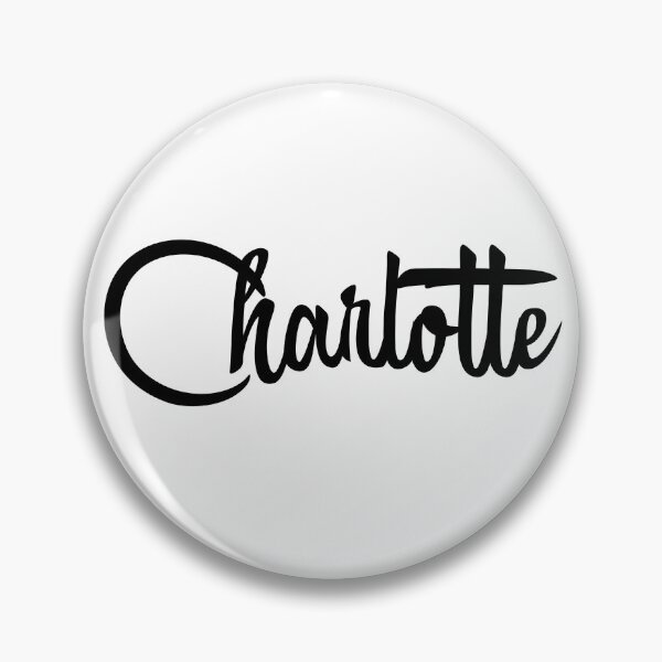 Item preview, Charlotte Name Minimalist Calligraphy Typography designed and sold by EchoPrint Co..