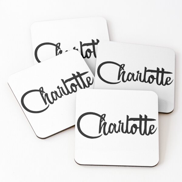 Item preview, Charlotte Name Minimalist Calligraphy Typography designed and sold by EchoPrint Co..
