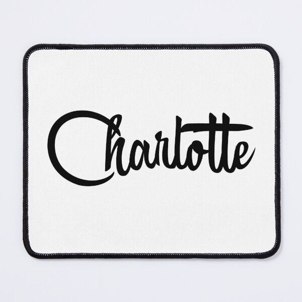 Item preview, Charlotte Name Minimalist Calligraphy Typography designed and sold by EchoPrint Co..