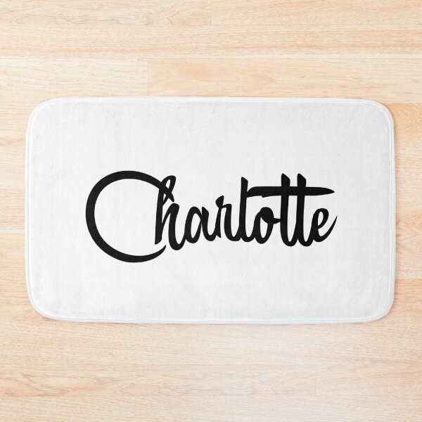 Item preview, Charlotte Name Minimalist Calligraphy Typography designed and sold by EchoPrint Co..