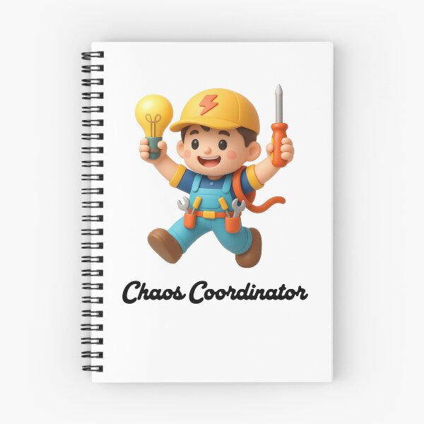 Item preview, Funny Electrician Chaos Coordinator 3D Illustration Handyman Gift designed and sold by Alexacarmen.