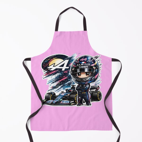 Item preview, Alpine Chibi Formula Racing Driver Sticker designed and sold by KawaiiOrbit.