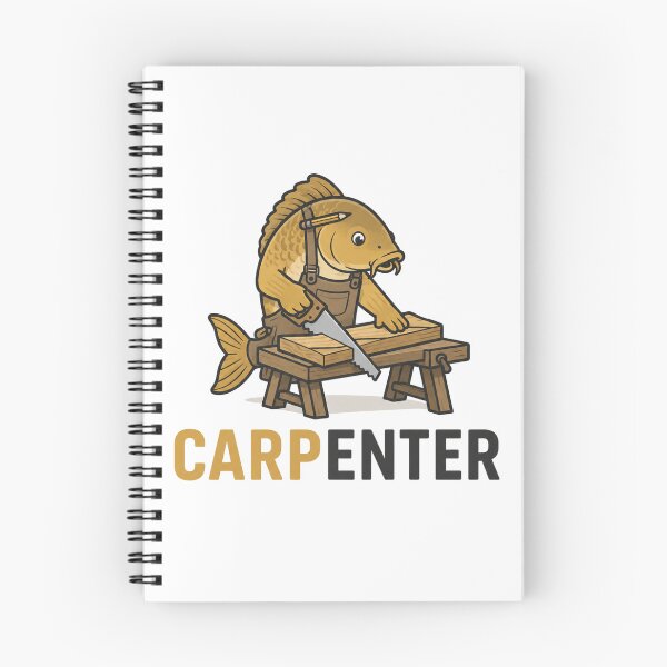 Item preview, Funny Fish Carpenter Animal Pun designed and sold by NicramR.