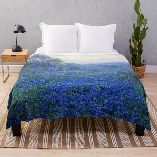Item preview, A Cloudy Day, Bluebonnets near San Antonio (1918) by Julian Onderdonk designed and sold by PureVintageLove.