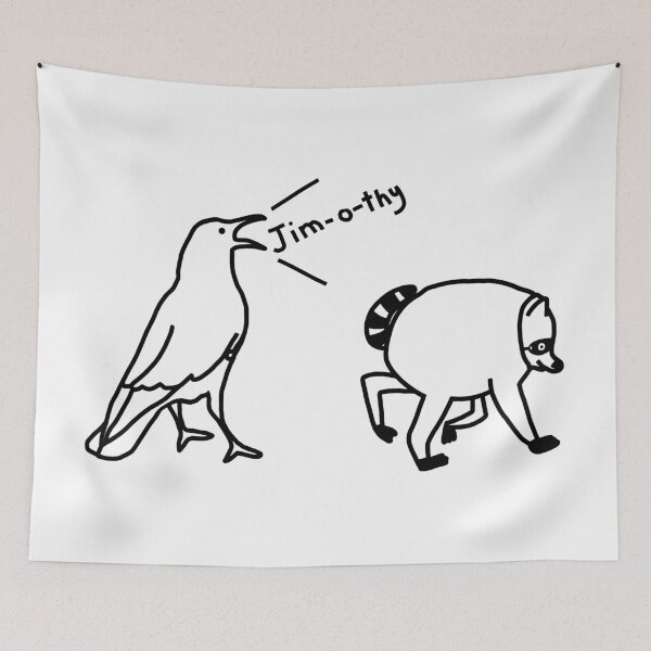Item preview, Funny Crow and Jimothy designed and sold by ellenhenry.