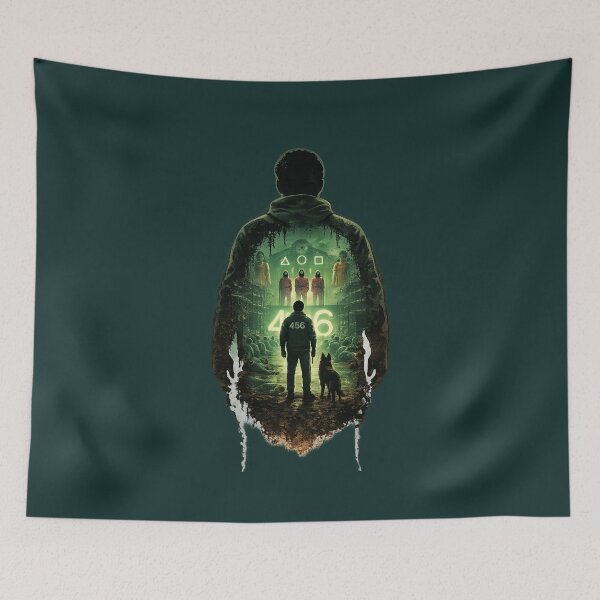 Item preview, Squid Game Inspired | Silhouette of Survival | Minimalist Korean Thriller Art designed and sold by AndGarciart.