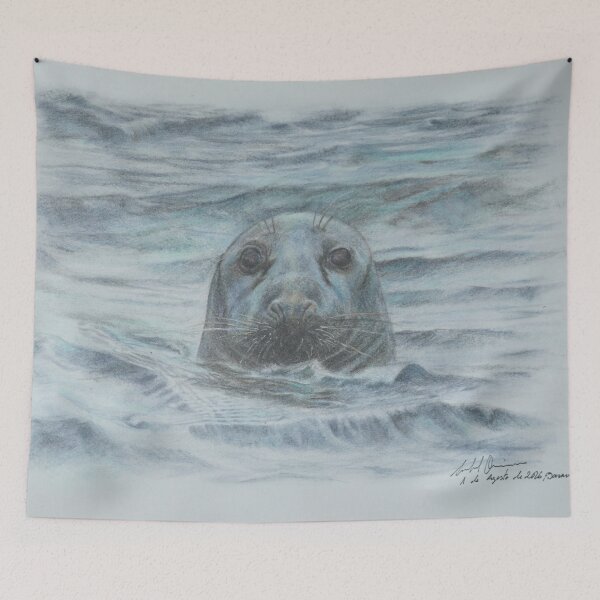 Item preview, Seal on the sea designed and sold by IsabelQuincoces.