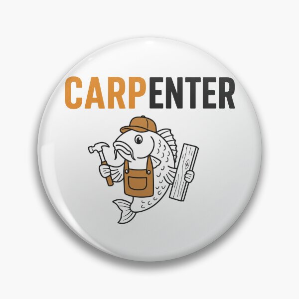 Item preview, Funny Fish Carpenter Animal Pun designed and sold by NicramR.