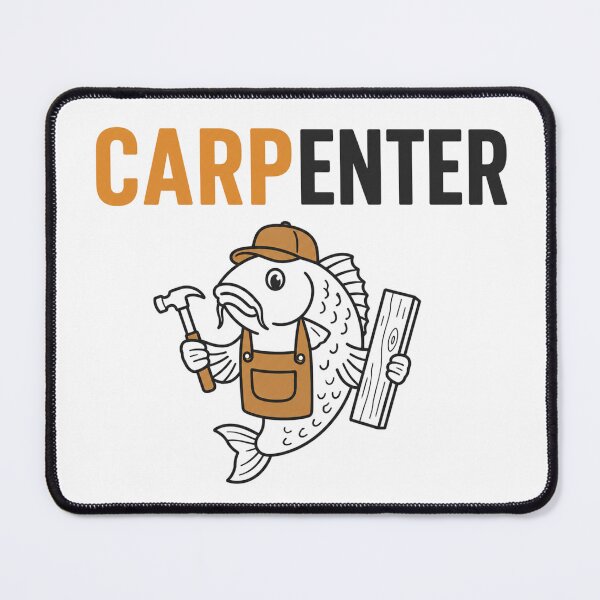 Item preview, Funny Fish Carpenter Animal Pun designed and sold by NicramR.