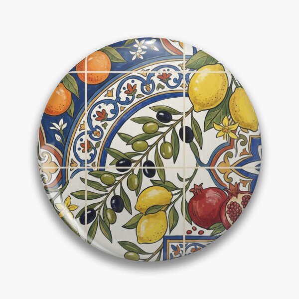 Item preview, The Mediterranean Fruit Tile Pattern designed and sold by LaJa1111.