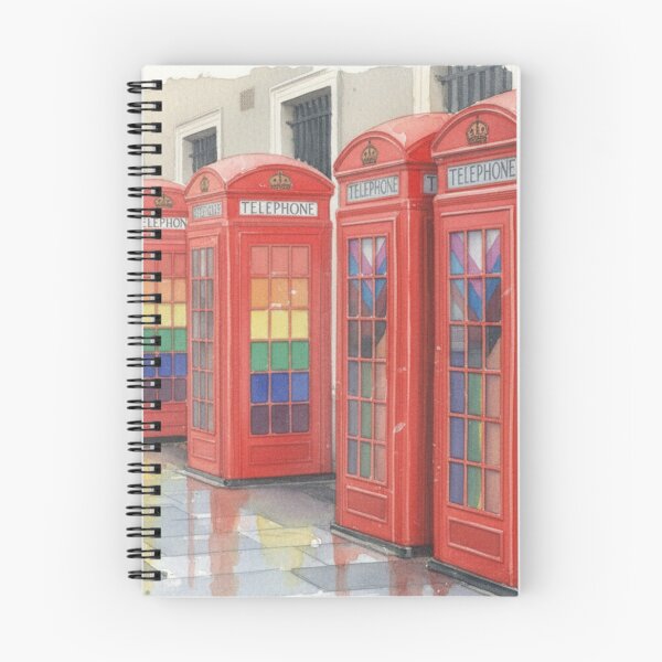 Item preview, London Telephone Boxes designed and sold by Pinkgnomie.