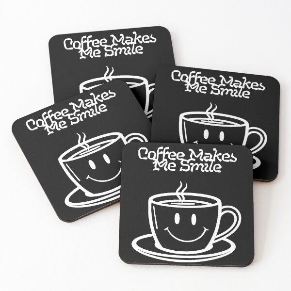 Item preview, Coffee Makes Me Smile. designed and sold by Dinasshop.