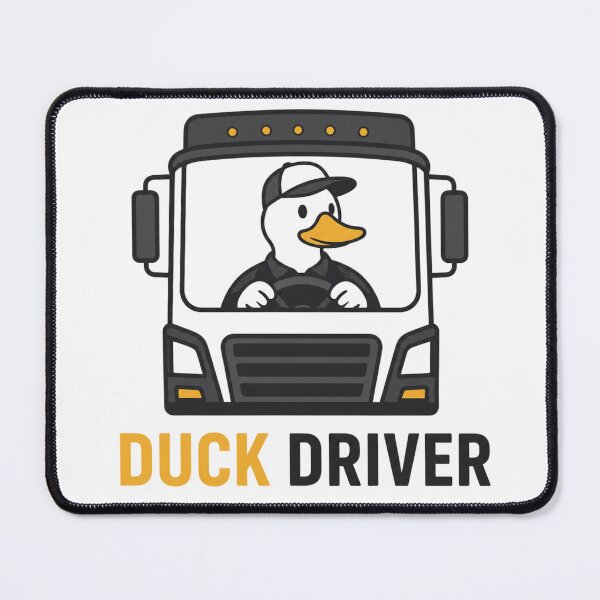 Item preview, Duck Truck Driver Funny Pun designed and sold by NicramR.
