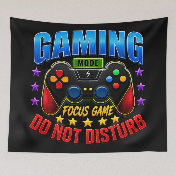 Item preview, Gaming Mode Do Not Disturb designed and sold by INKRebelGraphic.