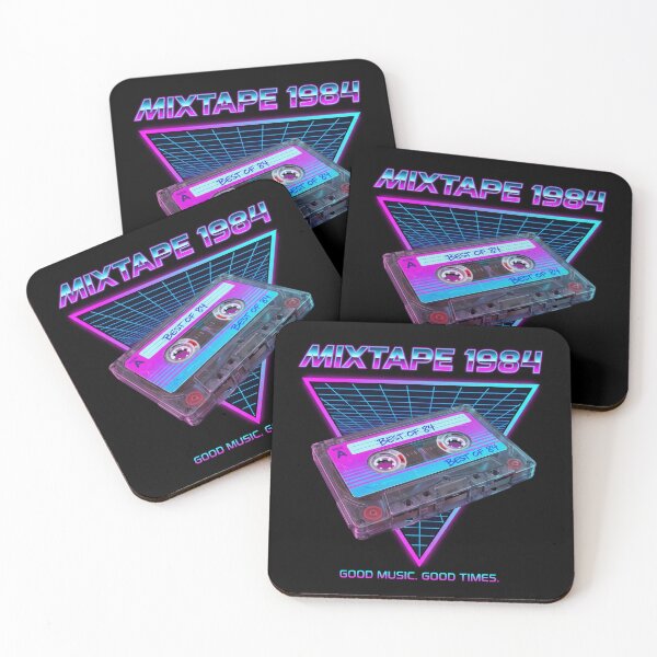 Item preview, Mixtape 1984 – Vintage Retro Cassette Tape | 80s Synthwave Design designed and sold by musmus76.