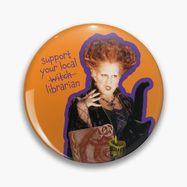 Item preview, Support Your Local Librarian (Witch) designed and sold by muzzero.
