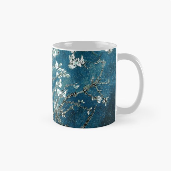 Item preview, Van Gogh Almond Blossom Dark Teal designed and sold by PureVintageLove.