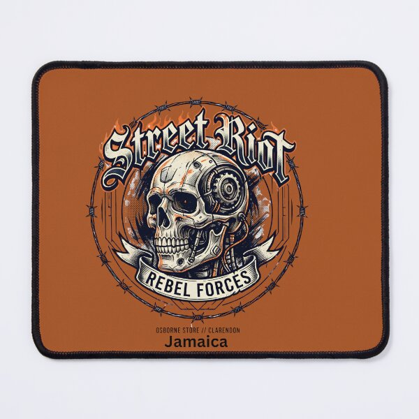 Item preview, Street Riot Rebel Forces - Cyber Skull Vintage Streetwear designed and sold by digitalbob60.