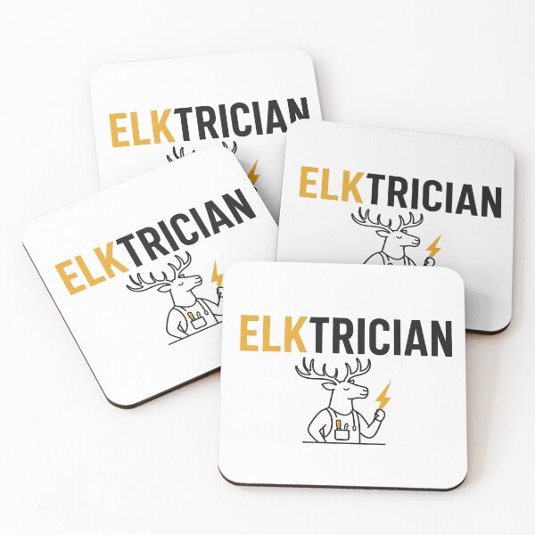 Item preview, Deer Electrician Funny Animal Pun designed and sold by NicramR.